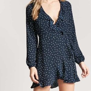 NWOT Polka Dot Wrap Dress